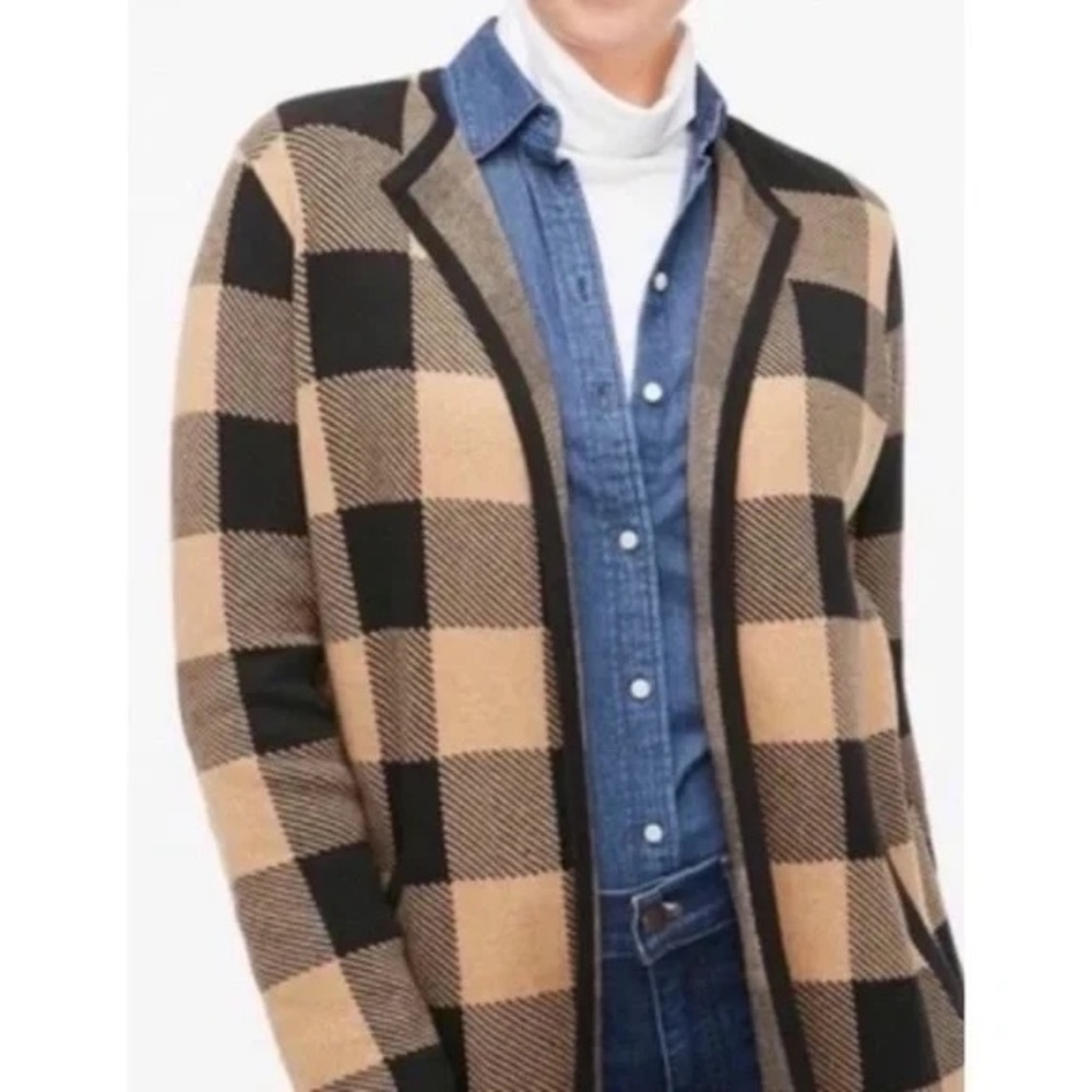 J. Crew Factory Vanessa Sweater in Buffalo Check